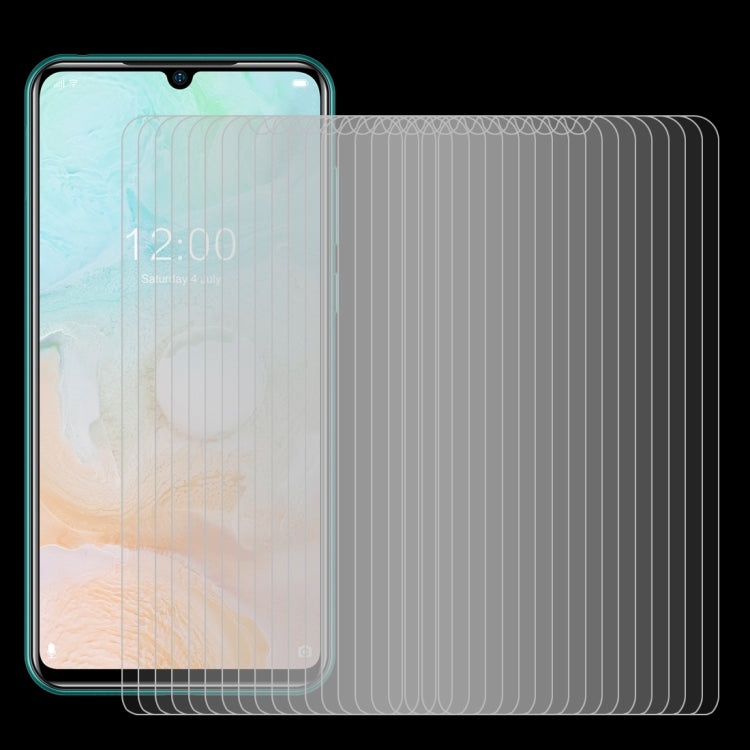 50個一賣 適用於Doogee N20 Pro 0.26mm 9H 2.5D 半屏鋼化玻璃保護膜