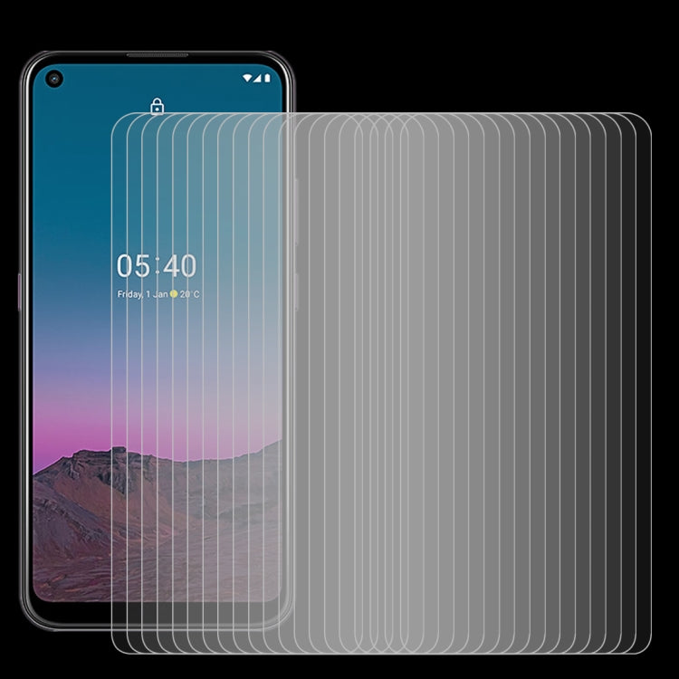 50個一賣 適用於 Nokia 5.4 0.26mm 9H 2.5D 半屏鋼化玻璃保護膜