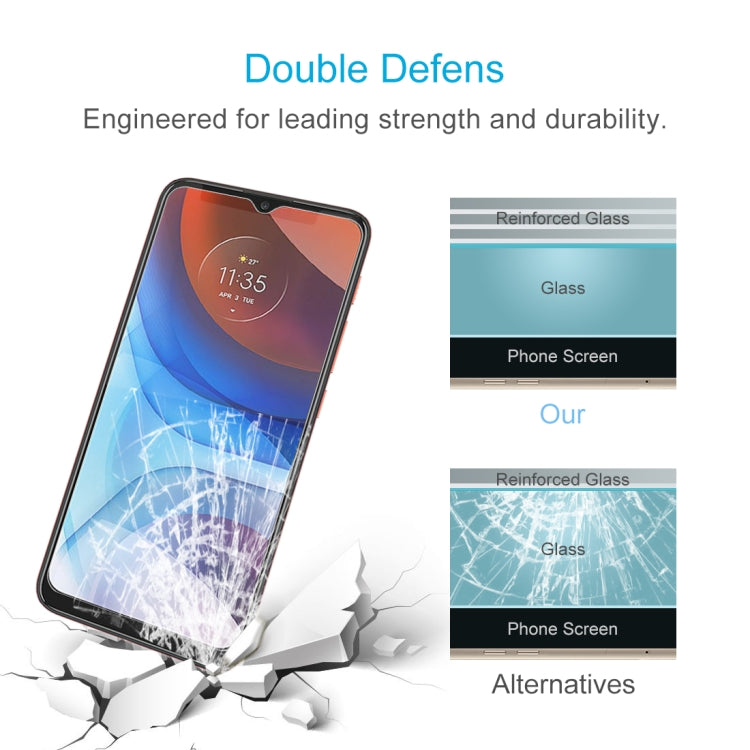 適用於 摩托羅拉 Moto E7 Power / E7i Power 0.26mm 9H 2.5D 半屏鋼化玻璃保護膜