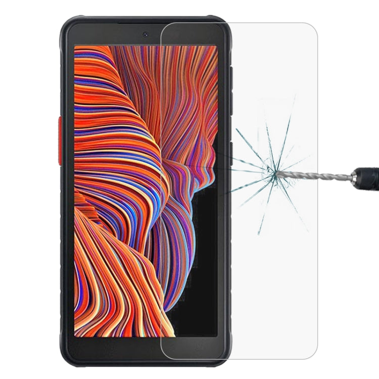 適用於 三星Galaxy Xcover 5 0.26mm厚度 9H表面硬度 2.5D弧邊 非全屏鋼化玻璃保護膜