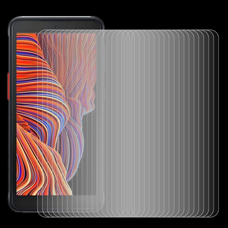 適用於 三星Galaxy Xcover 5 50個一賣 0.26mm厚度 9H表面硬度 2.5D弧邊 非全屏鋼化玻璃保護膜
