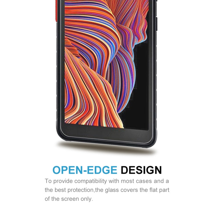 適用於 三星Galaxy Xcover 5 0.26mm厚度 9H表面硬度 2.5D弧邊 非全屏鋼化玻璃保護膜