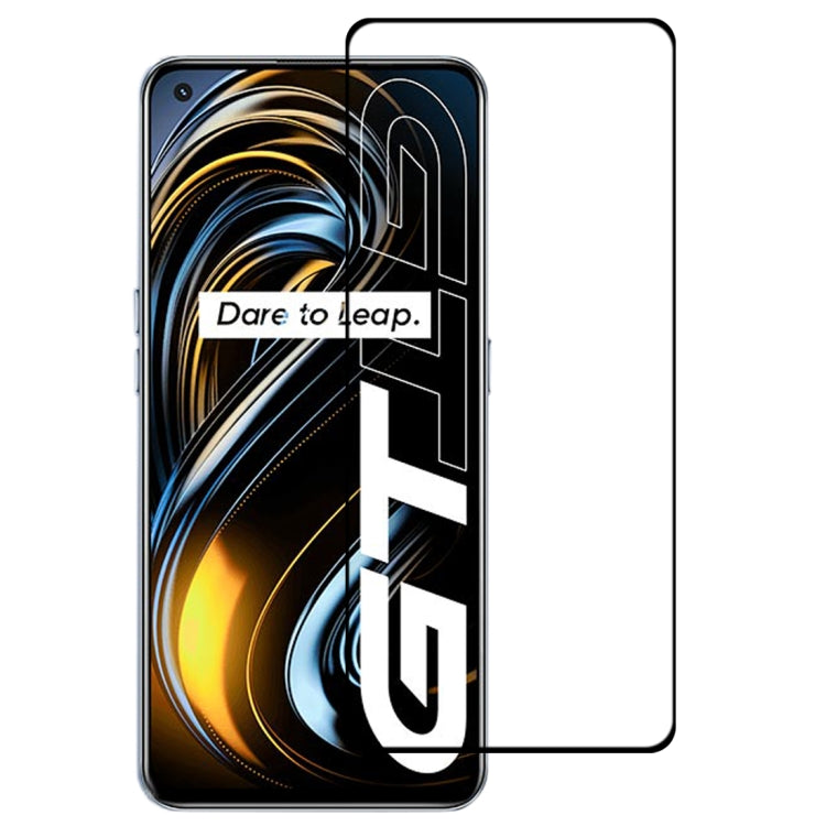 適用於 OPPO Realme GT 5G / Realme GT Master 絲印二強 全屏鋼化玻璃膜
