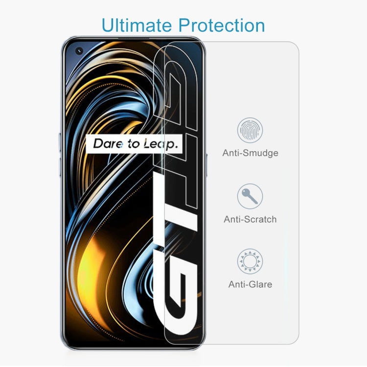 適用於 OPPO Realme GT 5G / Realme GT Master 10個一賣 2.5D弧邊 半屏鋼化玻璃保護膜