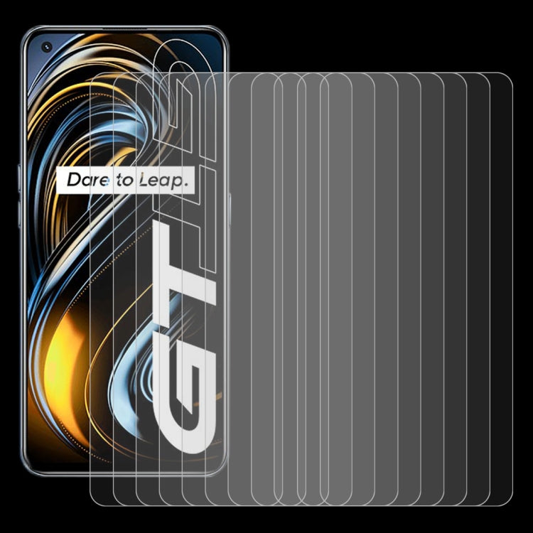 適用於 OPPO Realme GT 5G / Realme GT Master 10個一賣 2.5D弧邊 半屏鋼化玻璃保護膜