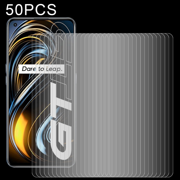 適用於 OPPO Realme GT 5G / Realme GT Master 50個一賣 2.5D弧邊 半屏鋼化玻璃保護膜