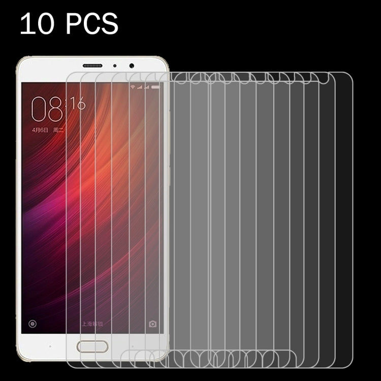 10個裝 適用於小米 紅米Pro 0.26mm厚度 9H表面硬度 2.5D弧邊 鋼化玻璃保護膜