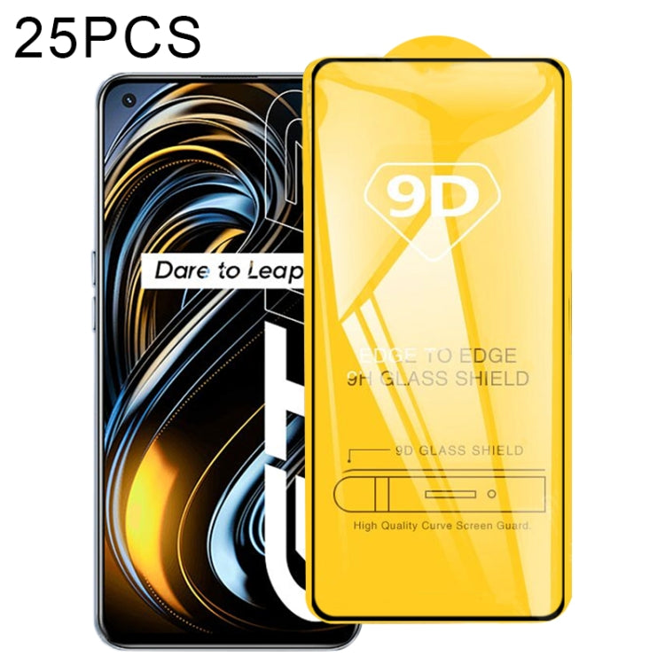適用於 OPPO Realme GT 5G / Realme GT Master 25個一賣 9D 絲印二強 全屏鋼化玻璃膜