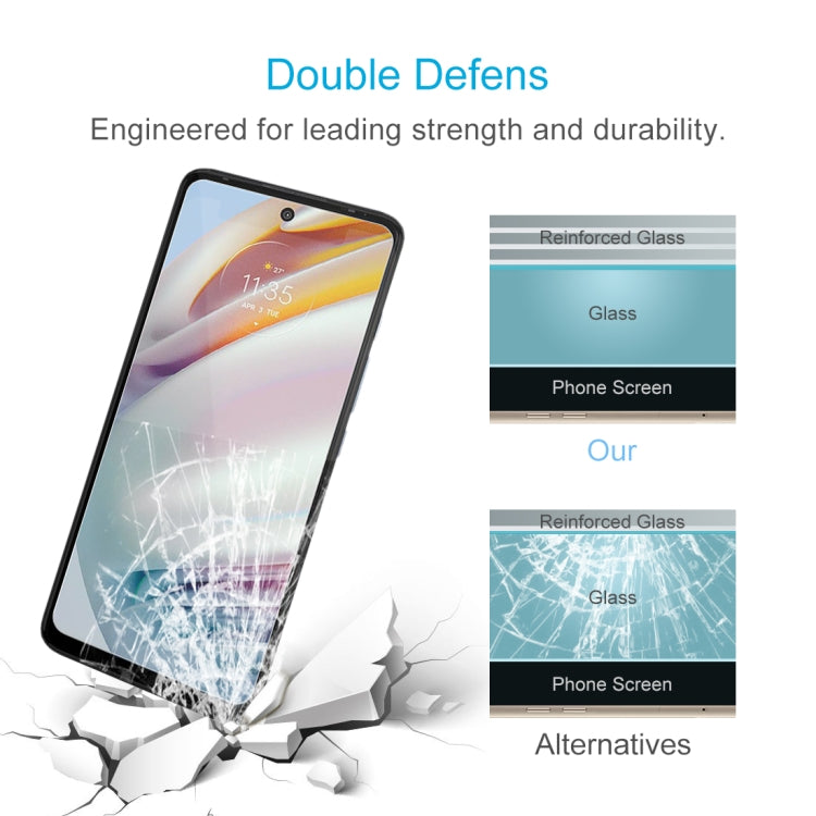 適用於 摩托羅拉 Moto G60 / G51 / Moto G60S 10個一賣 0.26mm 9H 2.5D 半屏鋼化玻璃保護膜