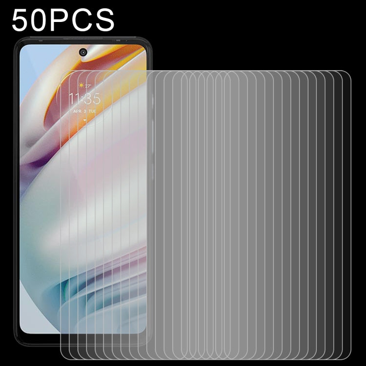 適用於 摩托羅拉 Moto G60 / G51 / Moto G60S 50個一賣 0.26mm 9H 2.5D 半屏鋼化玻璃保護膜