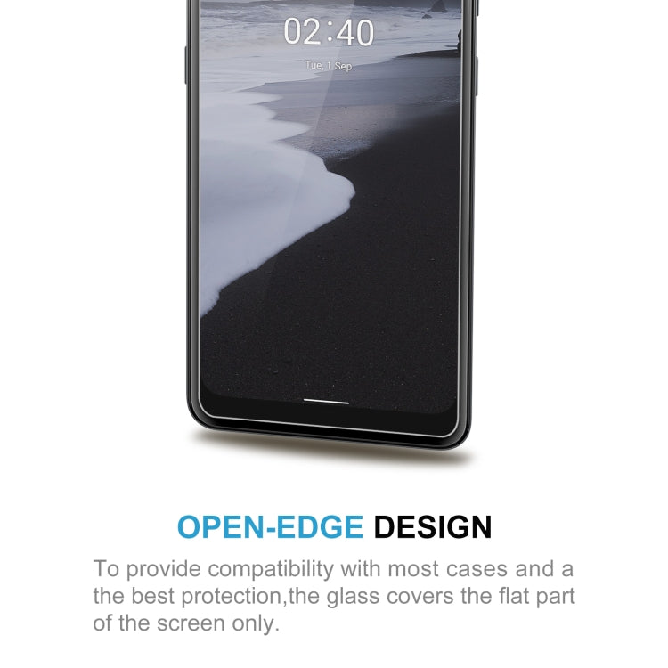 適用於 Nokia 2.4 10個一賣 0.26mm 9H 2.5D 半屏鋼化玻璃保護膜