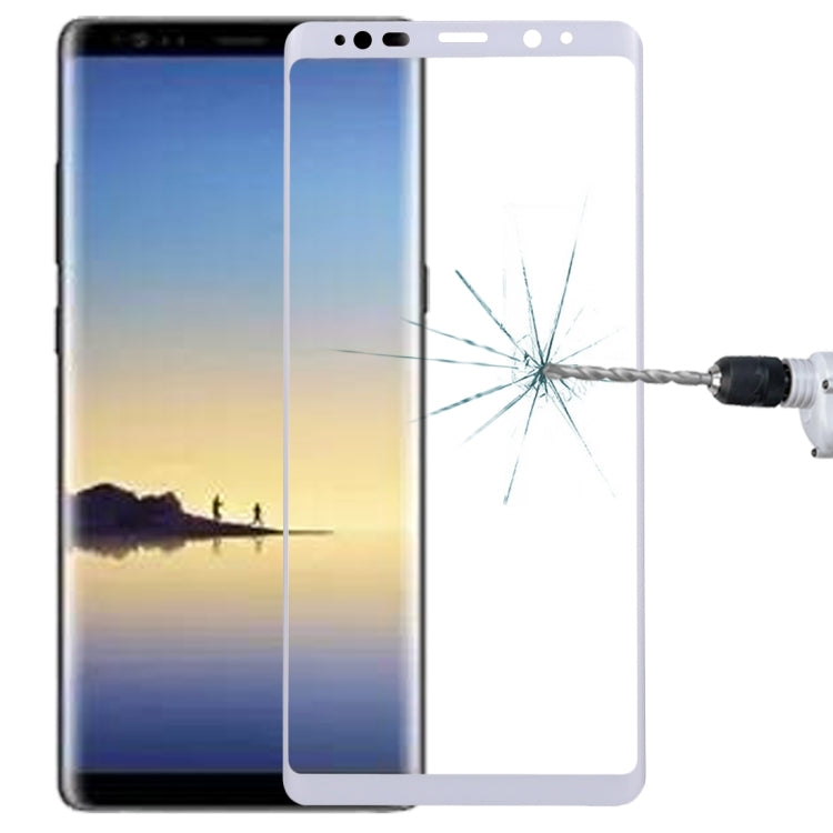 適用於Samsung Galaxy Note 8 0.3mm厚度 9H表面硬度 3D弧邊 絲印全屏覆蓋鋼化玻璃保護膜