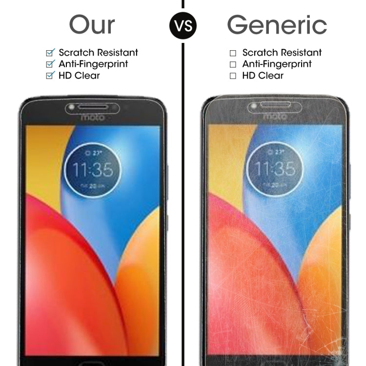 適用於摩托羅拉Moto C 0.3mm厚度 1個裝 9H表面厚度 2.5D弧邊全屏鋼化玻璃保護膜