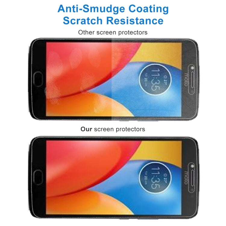 適用於摩托羅拉Moto C 0.3mm厚度 1個裝 9H表面厚度 2.5D弧邊全屏鋼化玻璃保護膜