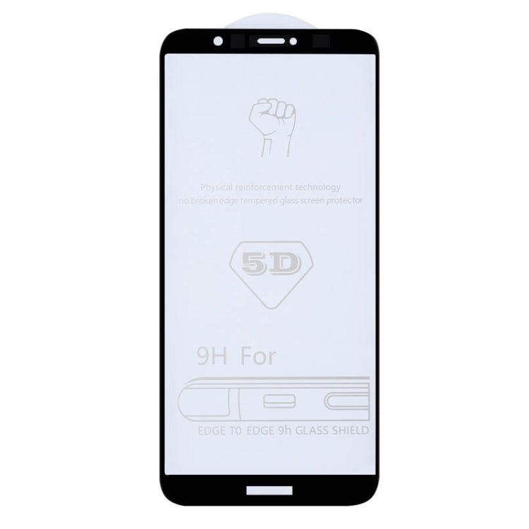 適用於華為 暢享 7S / P Smart 9H 5D全屏全膠大弧邊鋼化貼膜