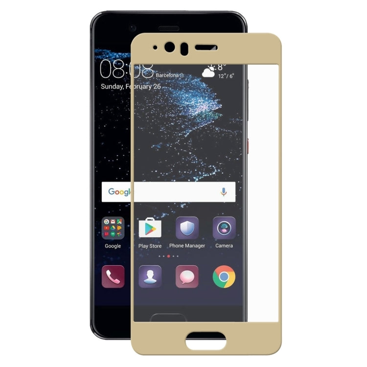 恩凱 草帽王子 5片裝 適用於華為P10 0.26mm 9H表面硬度 2.5D弧邊全屏鋼化玻璃保護膜, For P10 (5 PCS), For P10