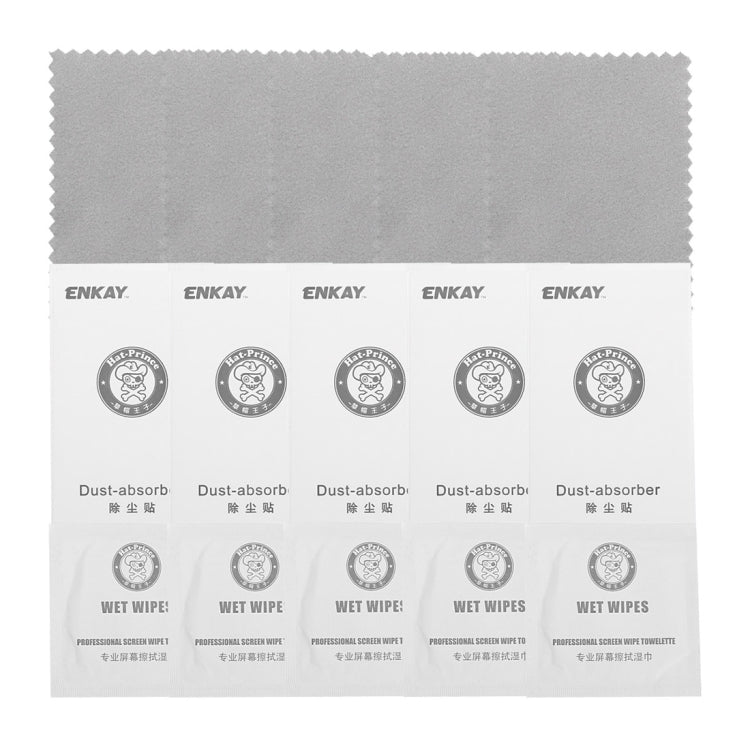 恩凱 草帽王子 5片裝 適用於華為P10 0.26mm 9H表面硬度 2.5D弧邊全屏鋼化玻璃保護膜, For P10 (5 PCS), For P10