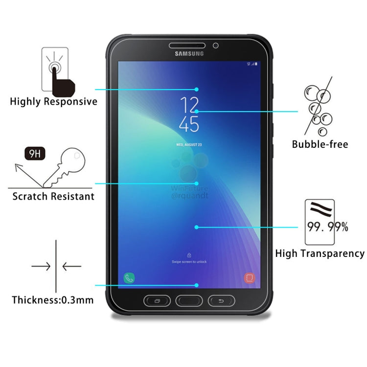 適用於三星Tab Active2 8.0 LTE / T395 0.3mm 9H鋼化玻璃膜