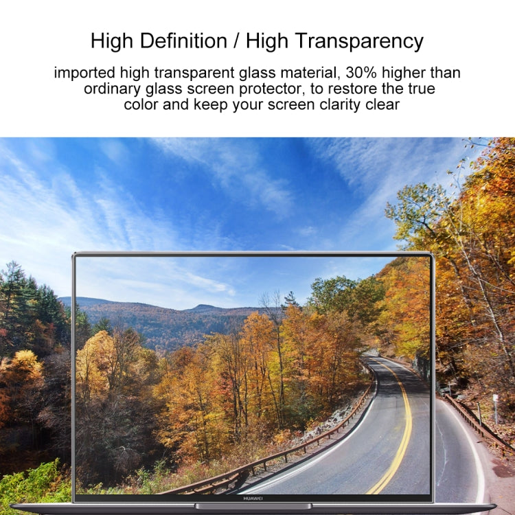 華為MateBook X Pro 13.9英寸 0.4mm厚度 9H硬度全屏鋼化玻璃膜