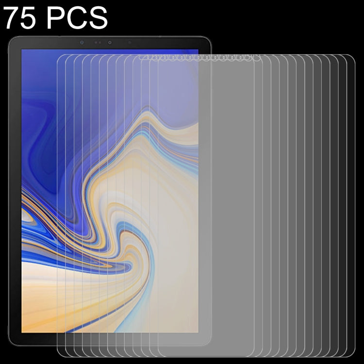 75 PCS 適用於三星 Galaxy Tab S4 10.5  0.26mm厚度 9H硬度防爆鋼化玻璃膜