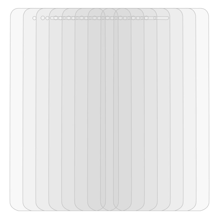 適用於小米5X 0.26mm厚度 100個裝 9H表面硬度 2.5D弧邊 半屏普通鋼化玻璃保護膜