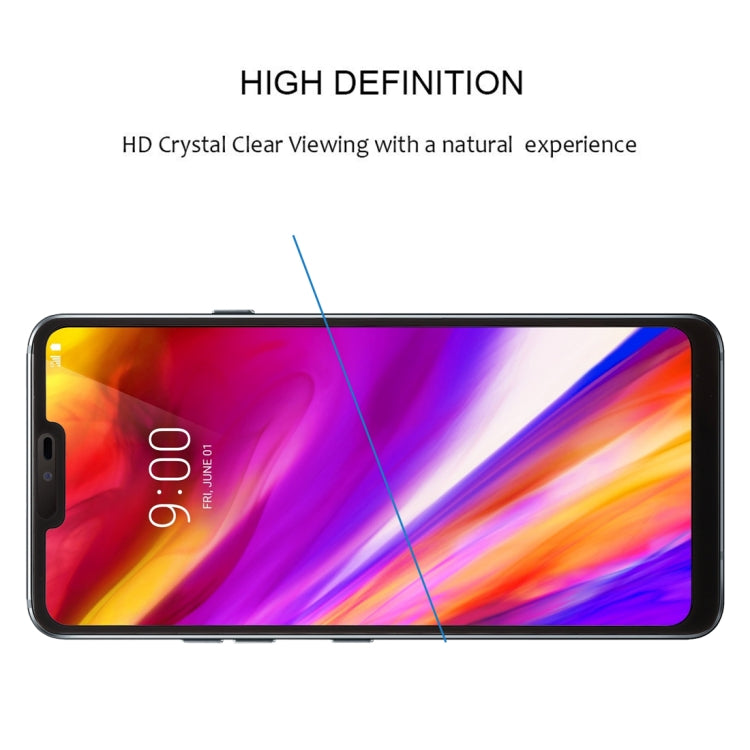 適用於LG G7 ThinQ  0.26mm厚度 9H 2.5D弧邊鋼化玻璃保護膜