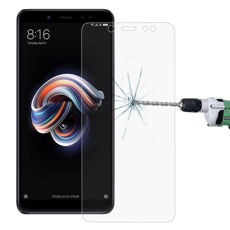 適用於小米 紅米 Note 5 Pro 0.26mm 9H表面硬度 2.5D弧邊鋼化玻璃膜