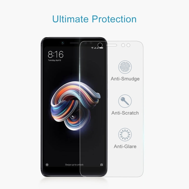 10 PCS 適用於小米 紅米 Note 5 Pro 0.26mm 9H表面硬度 2.5D弧邊鋼化玻璃膜