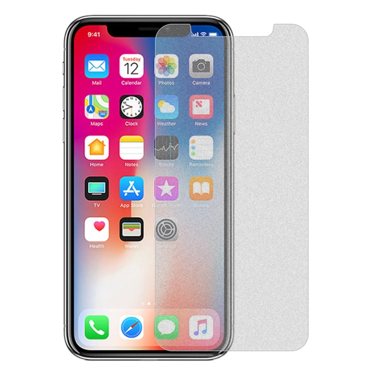50個裝 透明磨砂開槽半屏鋼化貼膜 適用於 iPhone X / XS / iPhone 11 Pro