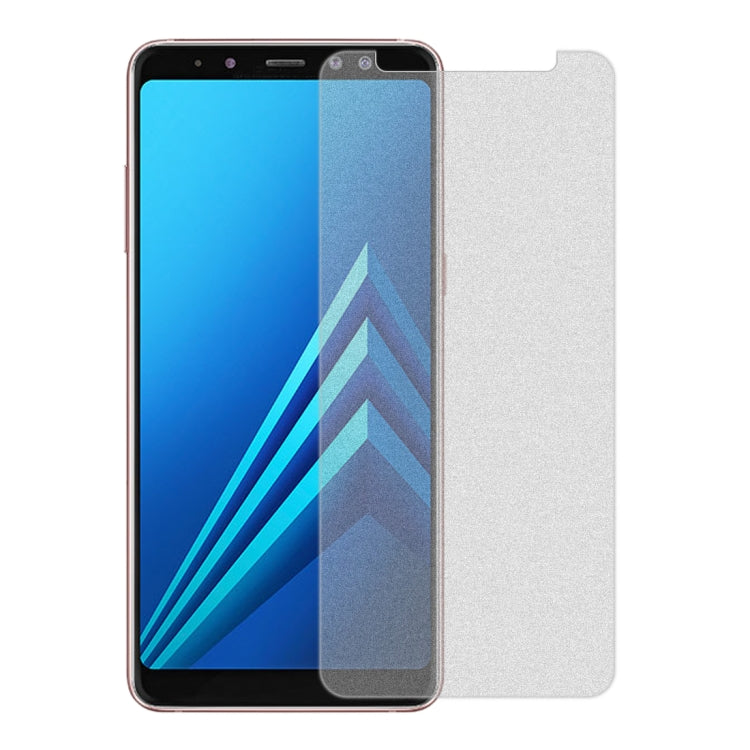 10個裝 透明磨砂非全屏鋼化貼膜 適用於三星 Galaxy A8+