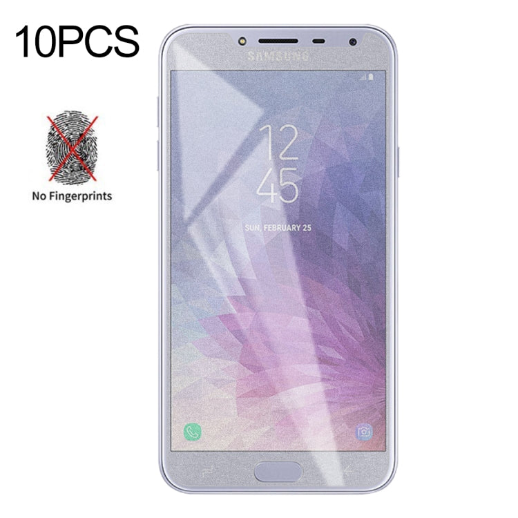 10個裝 透明磨砂非全屏鋼化貼膜 適用於三星 Galaxy J4