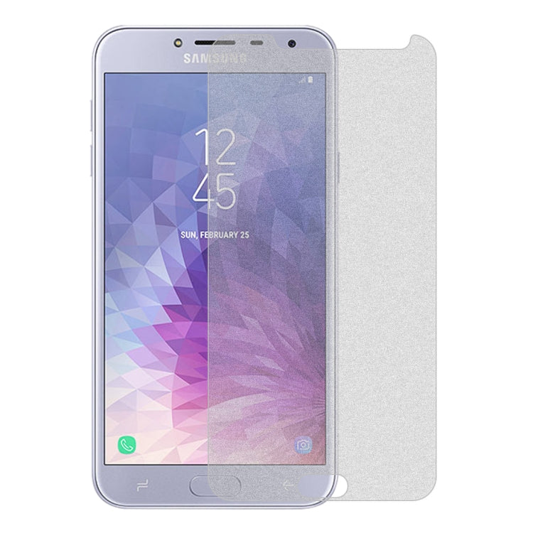 10個裝 透明磨砂非全屏鋼化貼膜 適用於三星 Galaxy J4