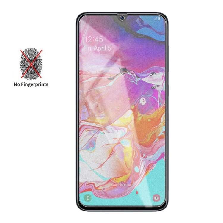 透明磨砂非全屏鋼化貼膜 適用於三星 Galaxy A70