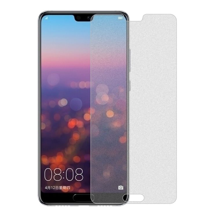 透明磨砂非全屏鋼化貼膜 適用於華為 P20 Pro