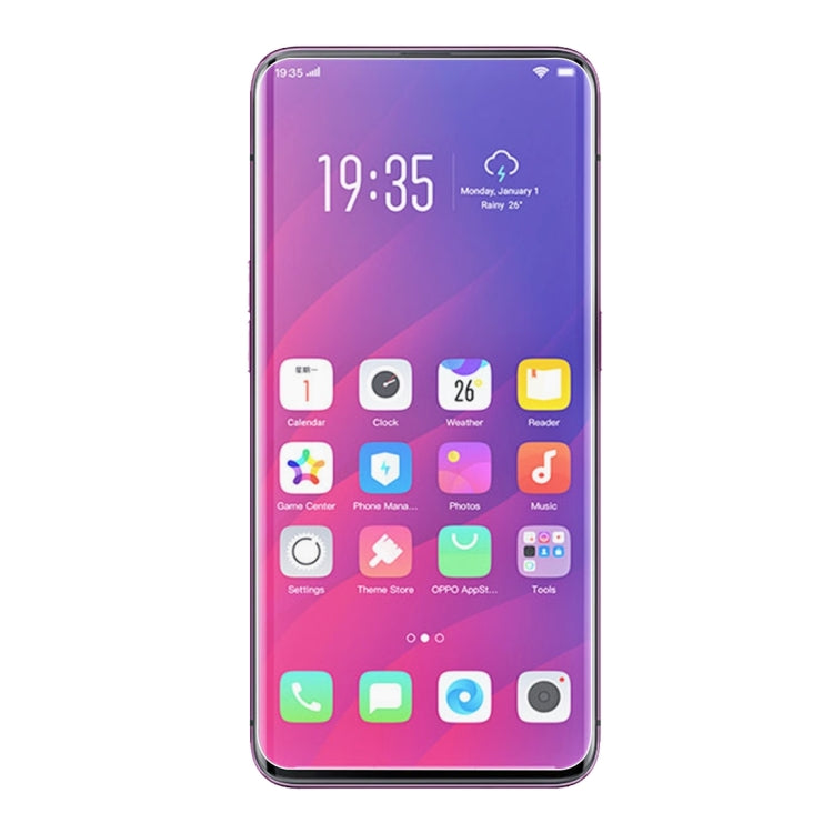 適用於OPPO Find X  0.33mm厚度 9H 2.5D弧邊鋼化玻璃膜