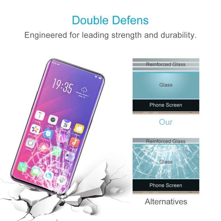 適用於OPPO Find X  0.33mm厚度 9H 2.5D弧邊鋼化玻璃膜