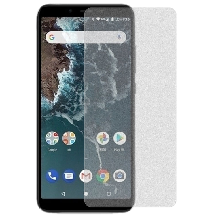 10個裝 透明磨砂非全屏鋼化貼膜 適用於小米 Mi 6X / A2