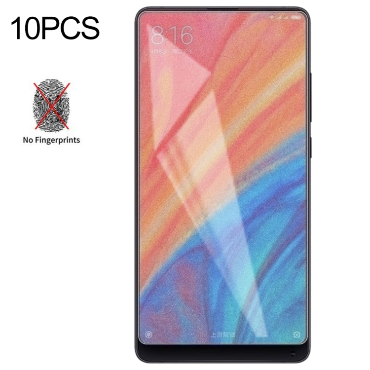 10個裝 透明磨砂非全屏鋼化貼膜 適用於小米 Mi 2S / Mix 2S