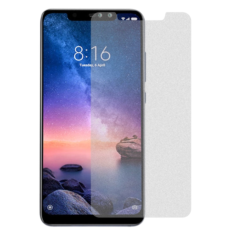 50個裝 透明磨砂非全屏鋼化貼膜 適用於小米 紅米 Note 6 Pro