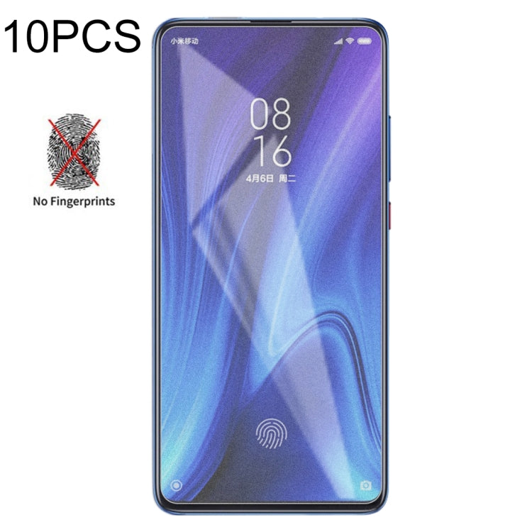 10個裝 透明磨砂非全屏鋼化貼膜 適用於小米 紅米 K20 / K20 Pro / Mi 9T