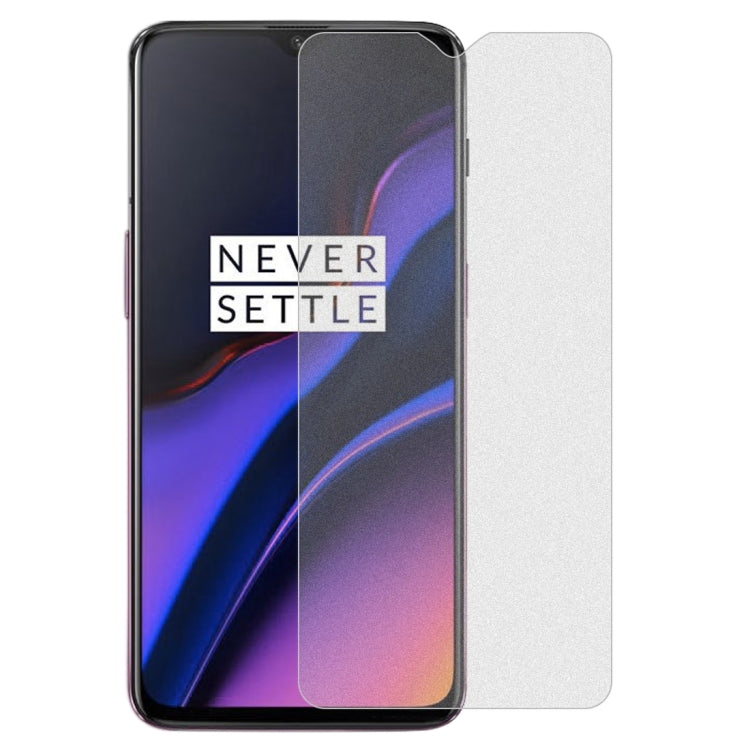 透明磨砂非全屏鋼化貼膜 適用於OnePlus 6T