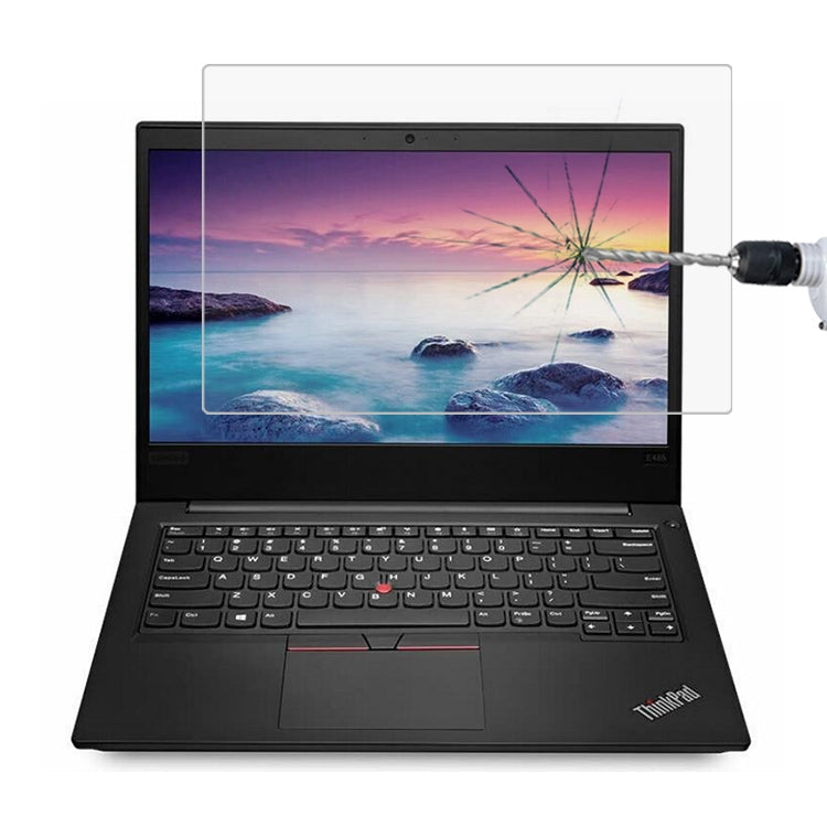 聯想ThinkPad E485 14英寸 0.4mm厚度 9H硬度全屏鋼化玻璃膜