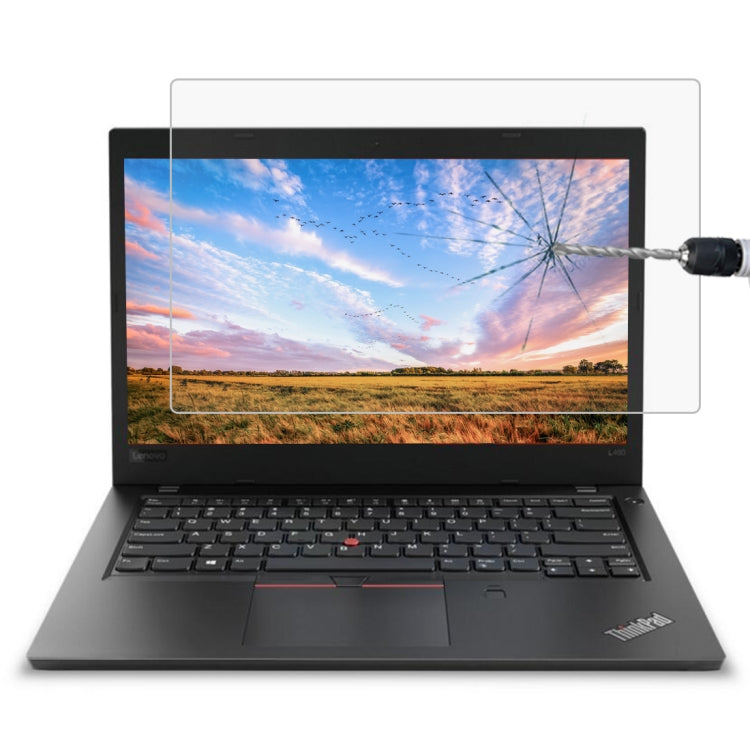 聯想ThinkPad L480 14英寸 0.4mm厚度 9H硬度全屏鋼化玻璃膜