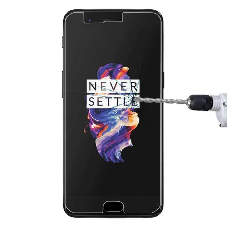 適用於OnePlus 5 0.3mm厚度 9H表面硬度 2.5D弧邊 非全屏鋼化玻璃保護膜