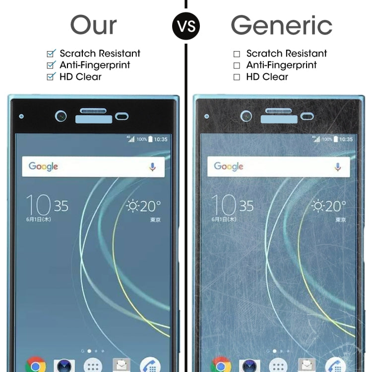 適用於索尼Xperia XZs 0.33mm厚度 9H表面硬度 3D曲面全屏覆蓋鋼化玻璃保護膜