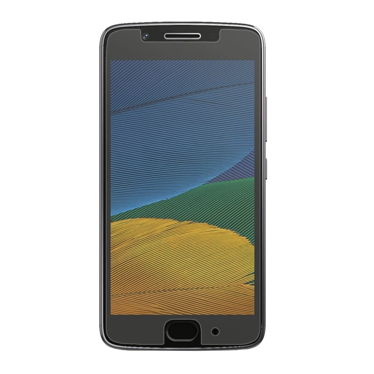 適用於摩托羅拉Moto G5 0.26mm厚度 9H表面硬度  非全屏鋼化玻璃保護膜