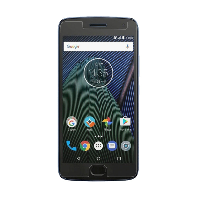 適用於摩托羅拉Moto G5 Plus 0.26mm厚度 9H表面硬度  非全屏鋼化玻璃保護膜