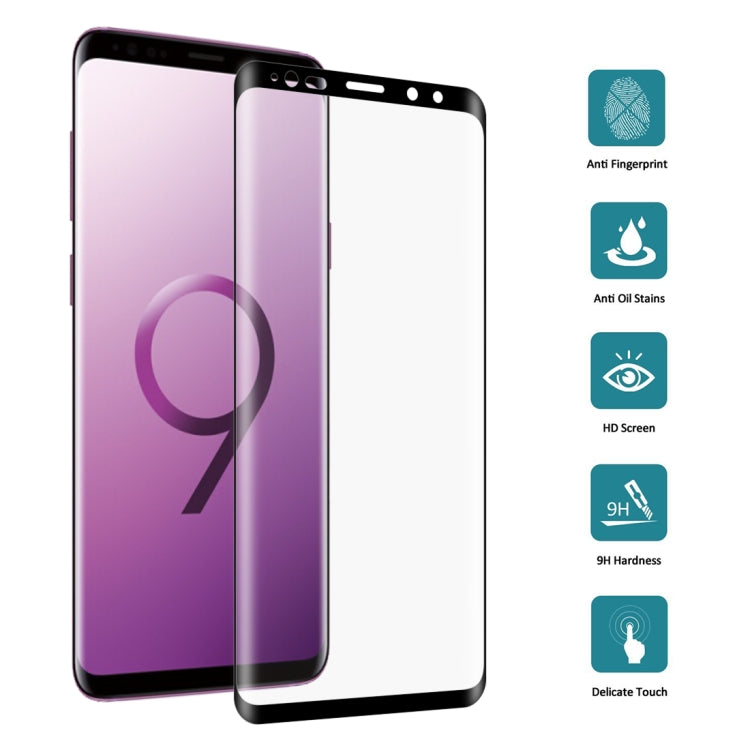 適用於三星蓋樂世Note9 0.3mm厚度 9H硬度 3D曲面全屏鋼化玻璃膜