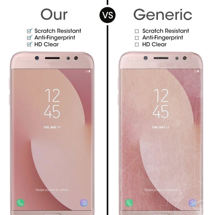 適用於三星 蓋樂世 J7  美版 0.3mm厚度 9H表面硬度 2.5D弧邊 非全屏鋼化玻璃保護膜