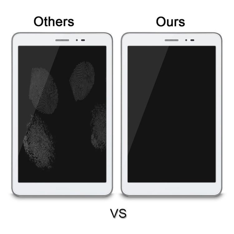 2個/裝 8英寸通用 0.4mm 9H表面硬度 鋼化玻璃保護膜